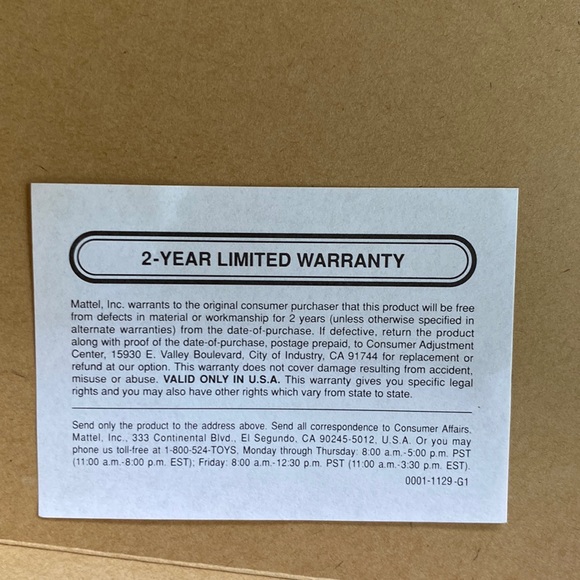 - NRFB Vintage 1995 AVON ~ Winter Velvet Barbie Doll ❄️ - Picture 5 of 14